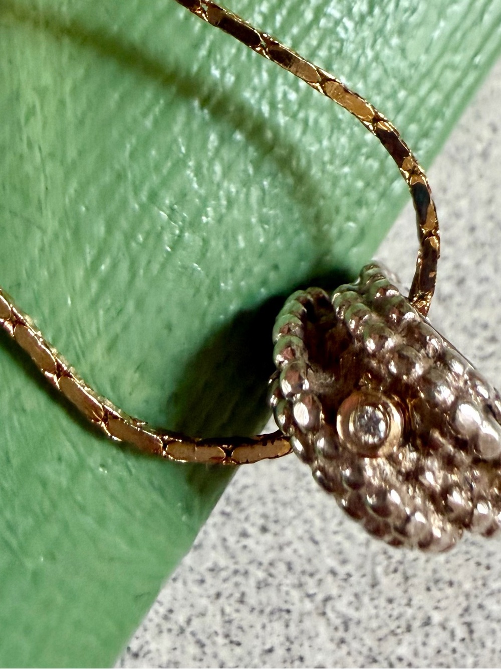 Pandora 14k 🛍️ Gold & 925 S/S “Entanglemed Beauty” charm w/ diamonds 💎 790277D - Picture 3 of 7